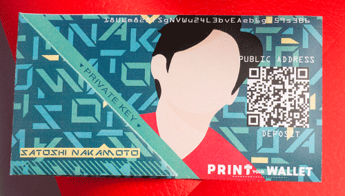 Satoshi Paper Wallet